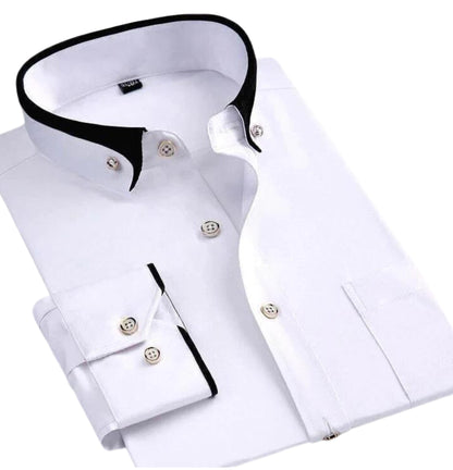 Camisas Hombre Elegantes Manga Larga