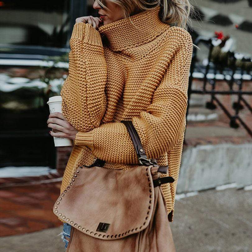 Sudadera Mujer Cuello Alto Cálida y Acogedora