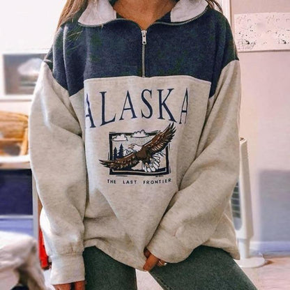 Sudadera Mujer Cuello Alto Manga Larga Suave - Vestiria