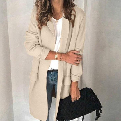 Cárdigan Mujer Otoño Suéter Grande Abierto