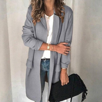 Cárdigan Mujer Otoño Suéter Grande Abierto