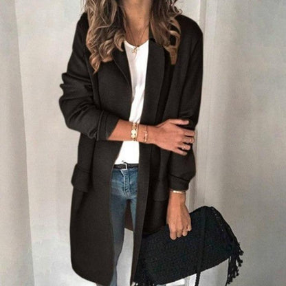 Cárdigan Mujer Otoño Suéter Grande Abierto