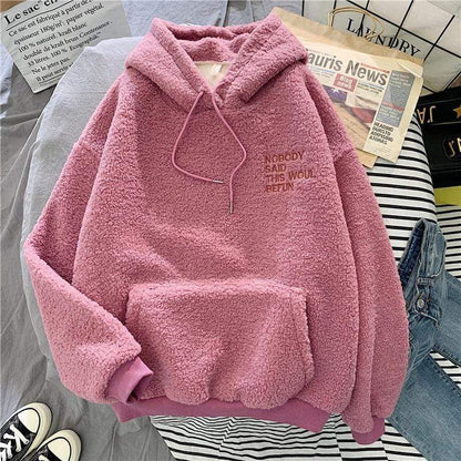 Sudadera Mujer Otoño Suave con Capucha