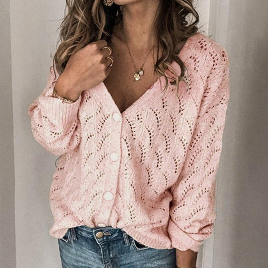Jerséis Otoño Mujer Punto Cuello en V - Vestiria