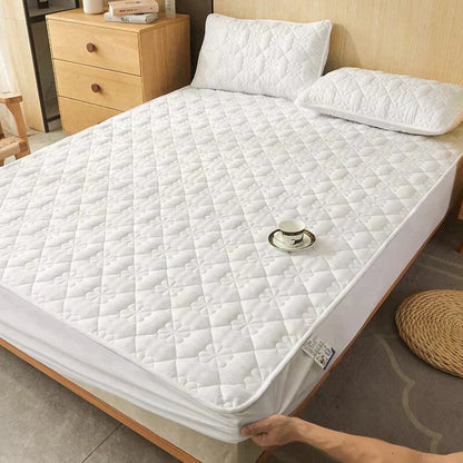 Sábana Bajera de Seda con Fundas de Almohada Incluidas - Vestiria