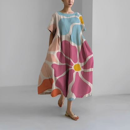Vestido Florado Estilo Boho