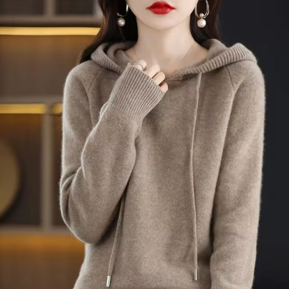 Sudadera Capucha Cálida de Punto