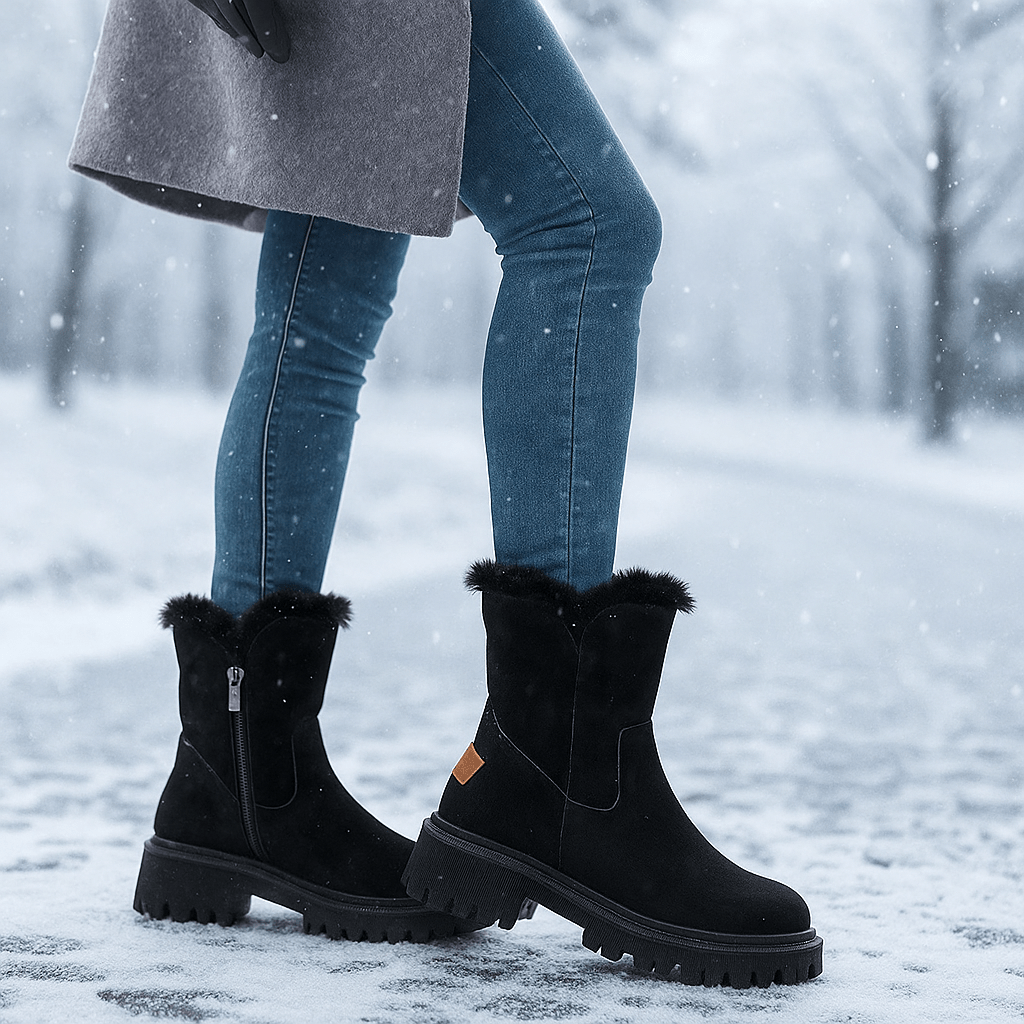 Botas Mujer Cuero Sintético Elegantes