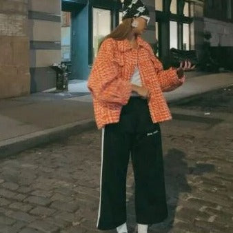 Chaquetón Mujer Estilo Retro Clásico