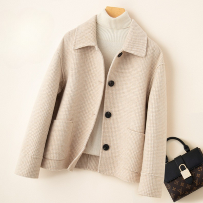Chaqueta de Piel Sintética Elegante Mujer