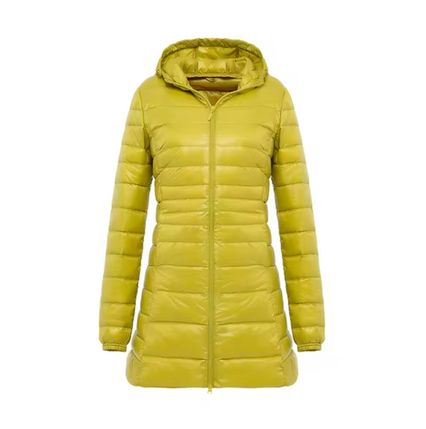 Abrigo Largo Acolchado Oversize Invierno