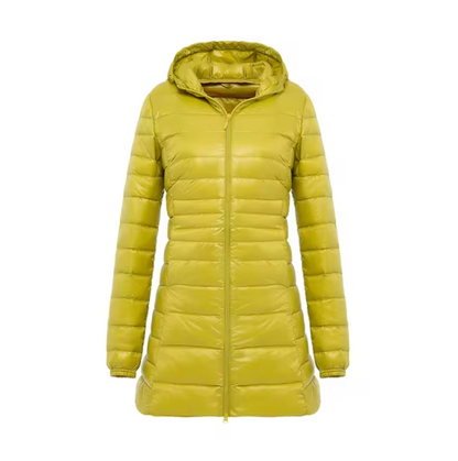Abrigo Largo Acolchado Oversize Invierno