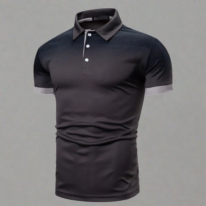 Polo Hombre Efecto Degradado Casual