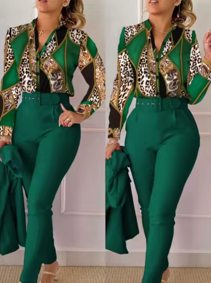 Traje de Dos Piezas Elegante y Chic