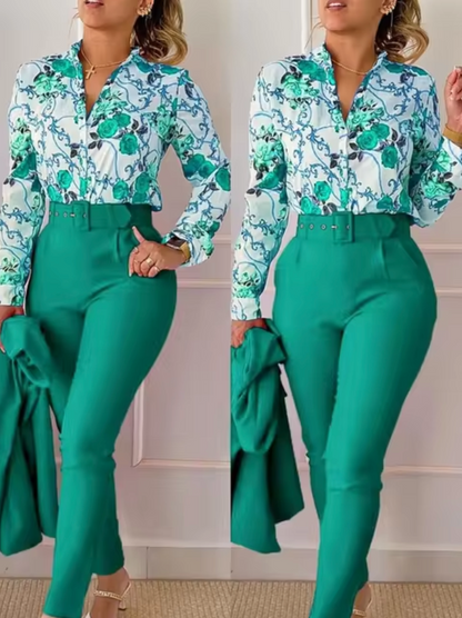 Traje de Dos Piezas Elegante y Chic
