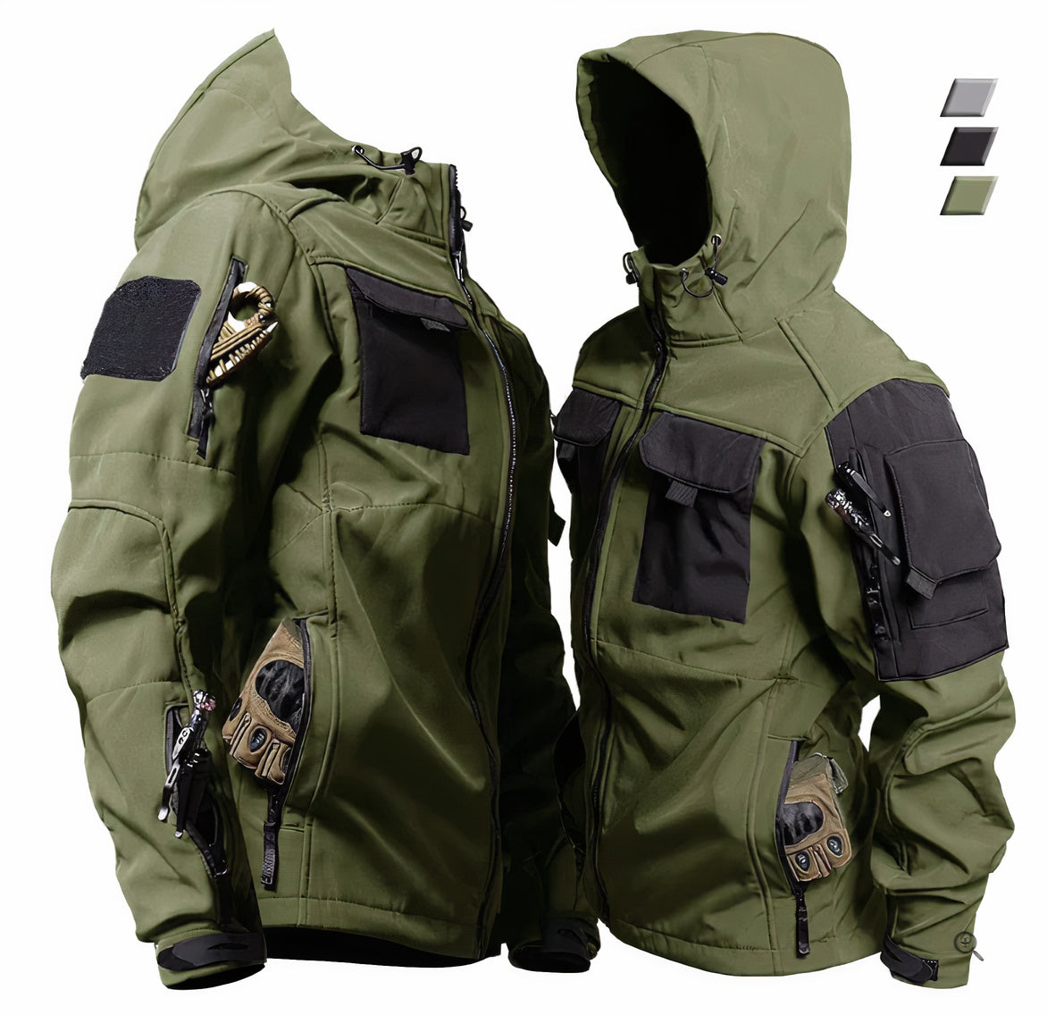 Chaquetón Táctico Impermeable Hombre