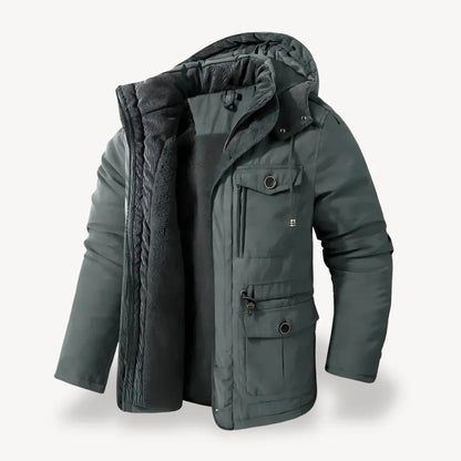 Chaqueta invierno abrigada para hombre