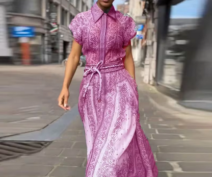 Vestido Estampado Floral Elegante Mujer