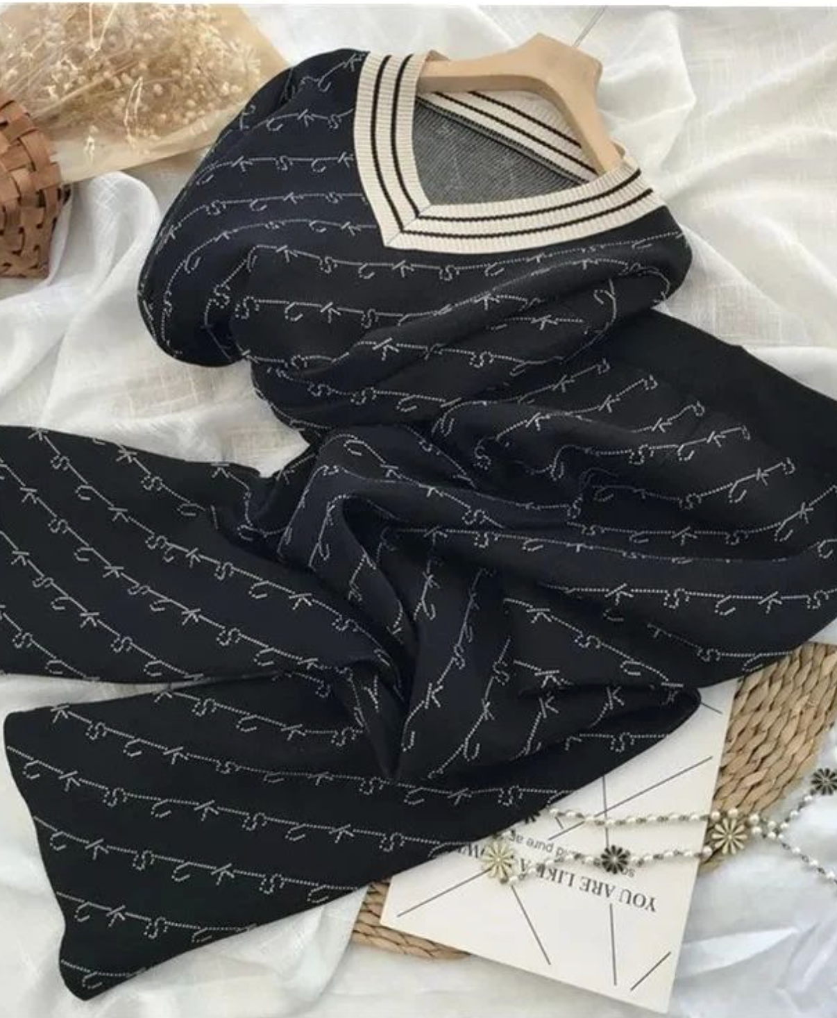 Conjunto Cárdigan y Pantalón Mujer Elegante