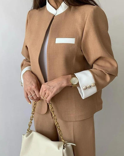 Chaquetilla Blazer Mujer Corta y Elegante