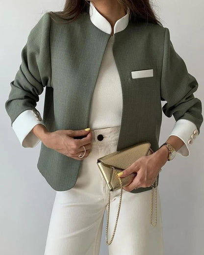 Chaquetilla Blazer Mujer Corta y Elegante