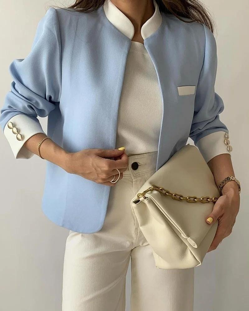 Chaquetilla Blazer Mujer Corta y Elegante