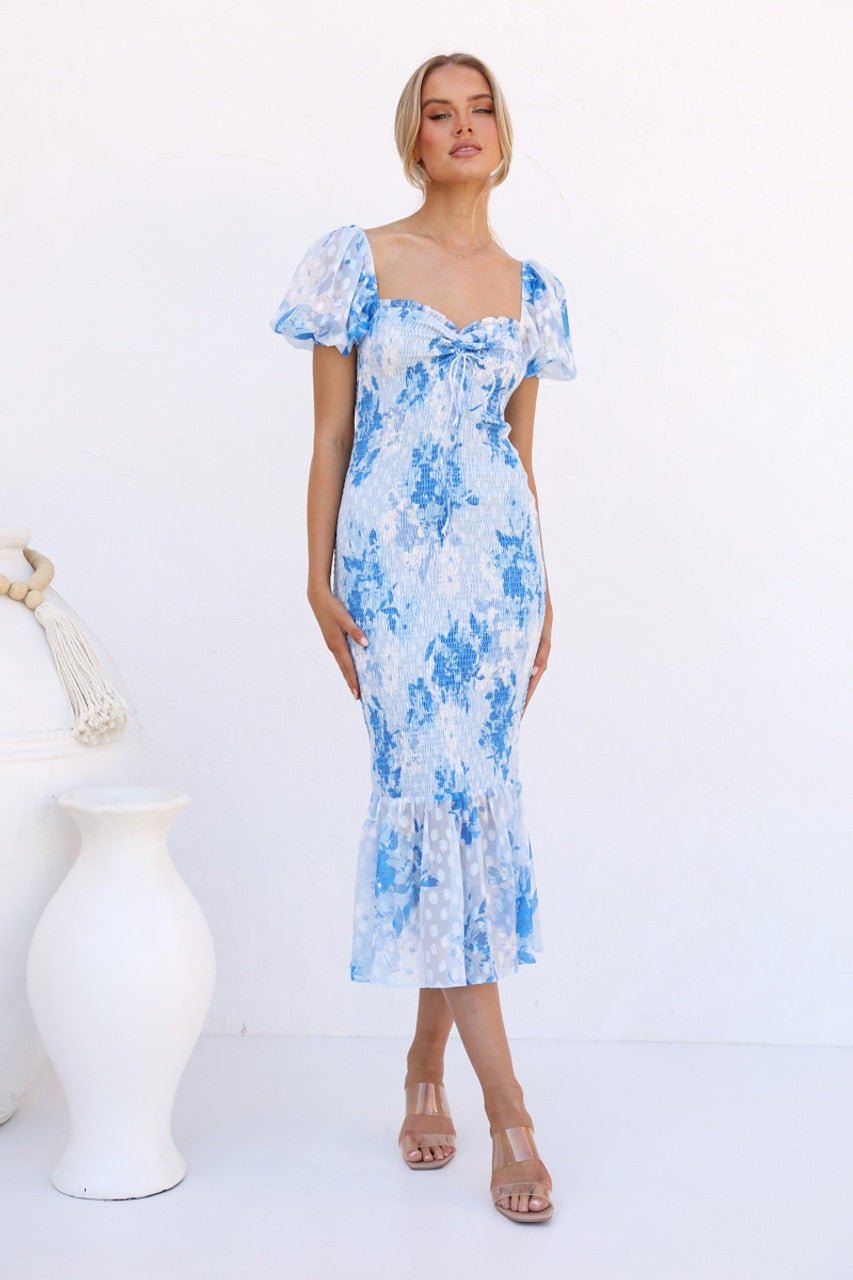 Vestido Midi Primavera Verano Elegante