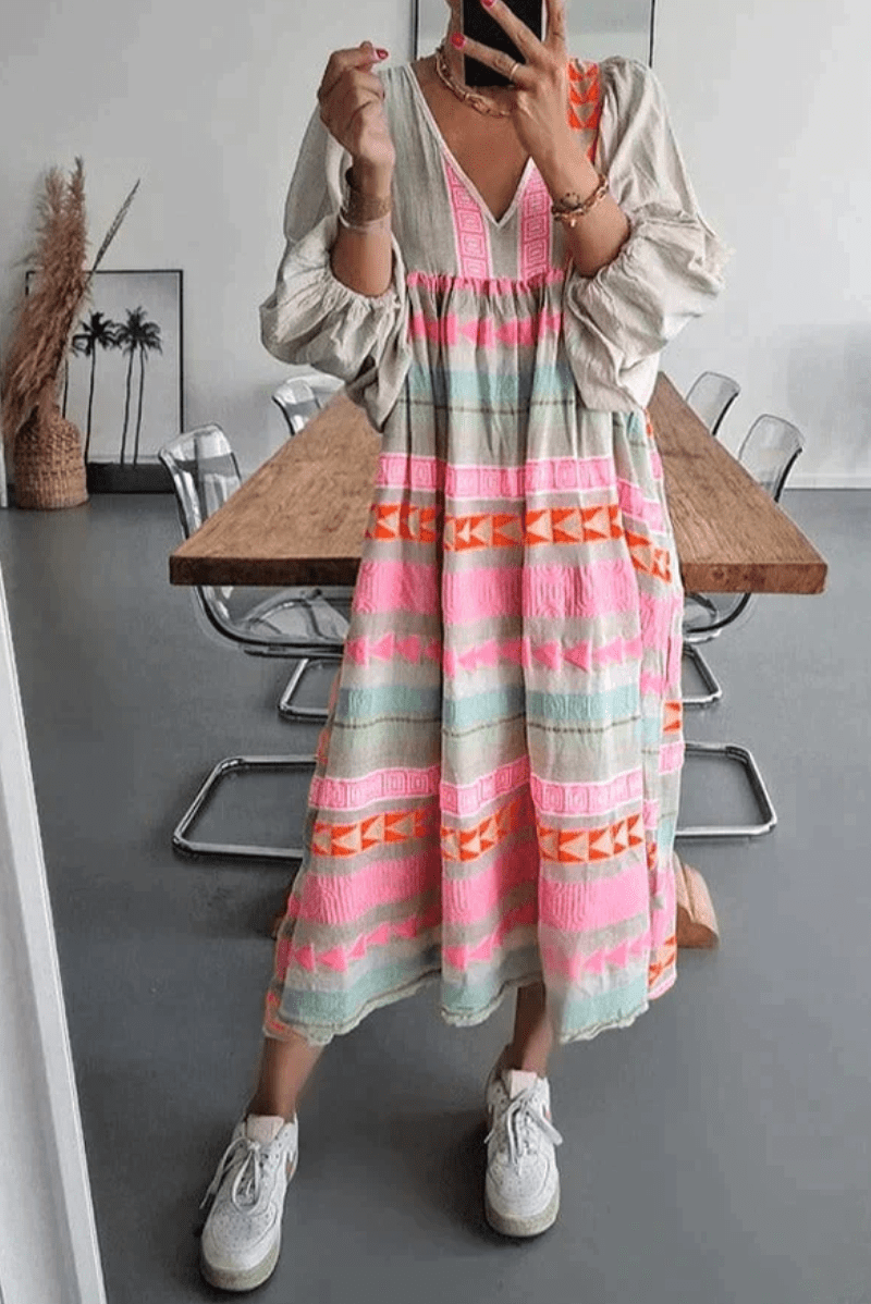 Vestido Estampado Verano Fresco - Vestiria