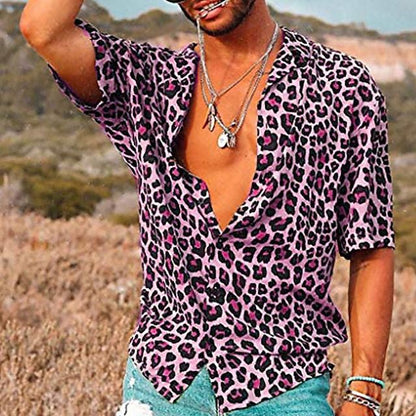 Camisa Polo Estampado Animal Hombre