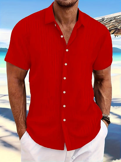 Camisa Hombre Verano Ligera Fresca