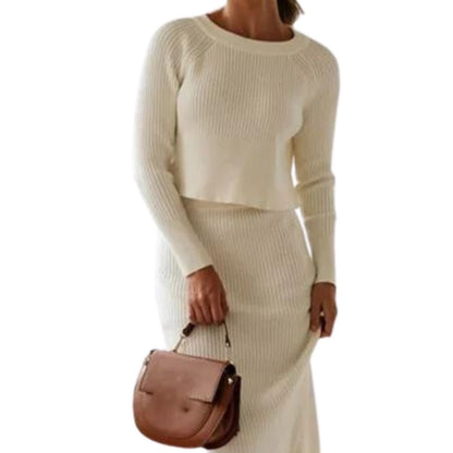 Conjunto Jersey Falda Mujer Cálido