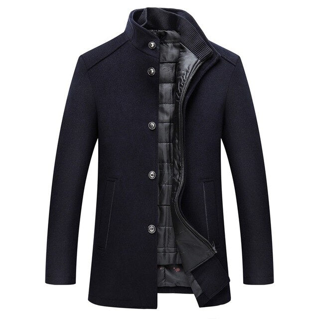 Chaquetón Invernal Hombre Abierto Cuello Alto