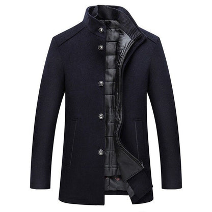 Chaquetón Invernal Hombre Abierto Cuello Alto