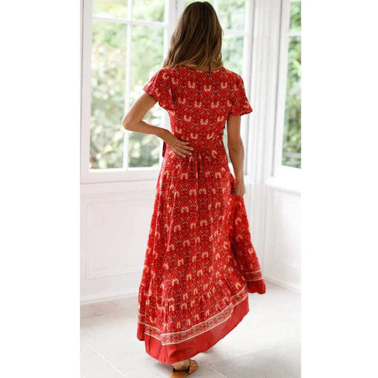 Vestido Boho Elegante Largo - Vestiria