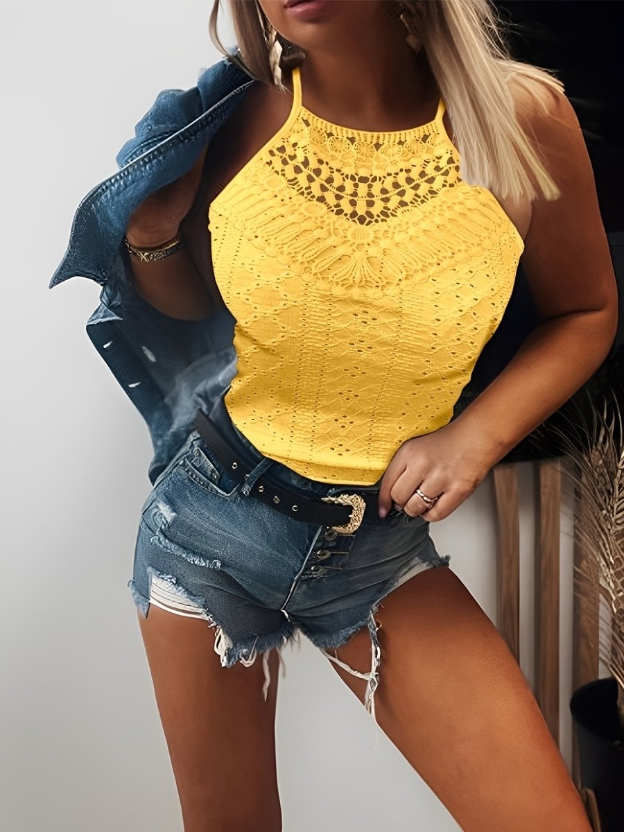 Top sin mangas ligero y fresco para mujer