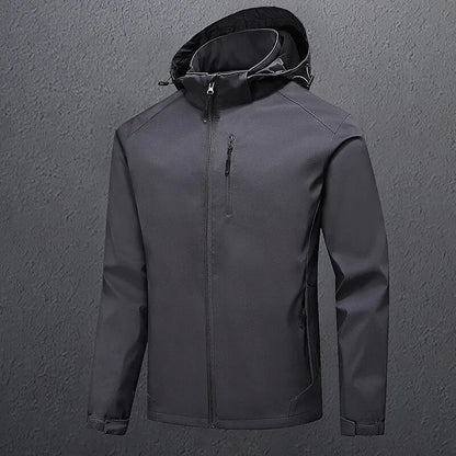 Chaqueta Deportiva Hombre Capucha Impermeable