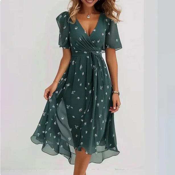 Vestido Midi Ligero y Ajustado para Mujer - Vestiria