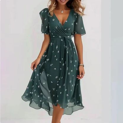 Vestido Midi Ligero y Ajustado para Mujer - Vestiria