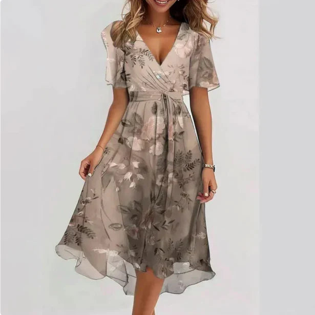 Vestido Midi Ligero y Ajustado para Mujer
