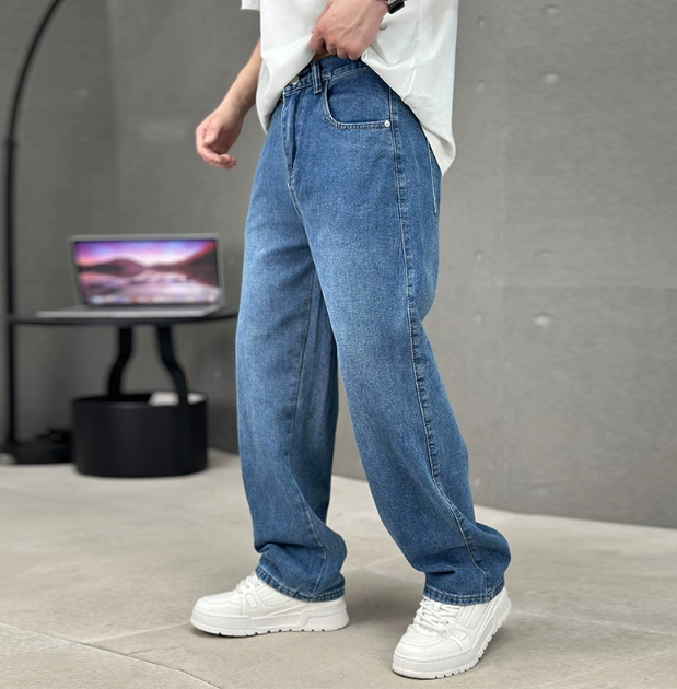 Pantalones Vaqueros Hombre Invierno Corte Clásico - Vestiria