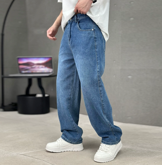 Pantalones Vaqueros Hombre Invierno Corte Clásico - Vestiria