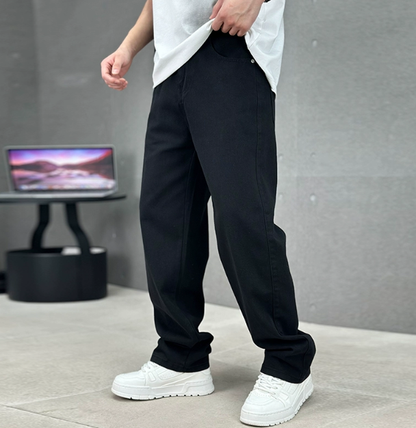 Pantalones Vaqueros Hombre Invierno Corte Clásico