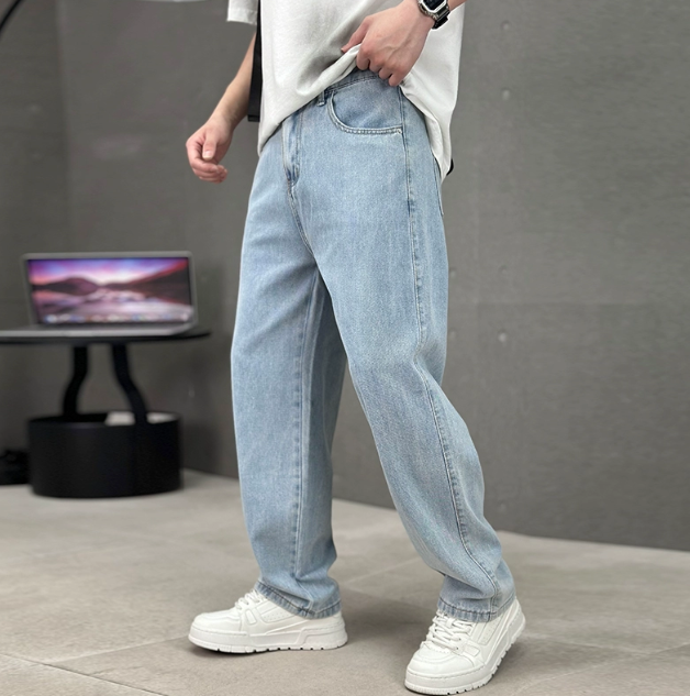 Pantalones Vaqueros Hombre Invierno Corte Clásico