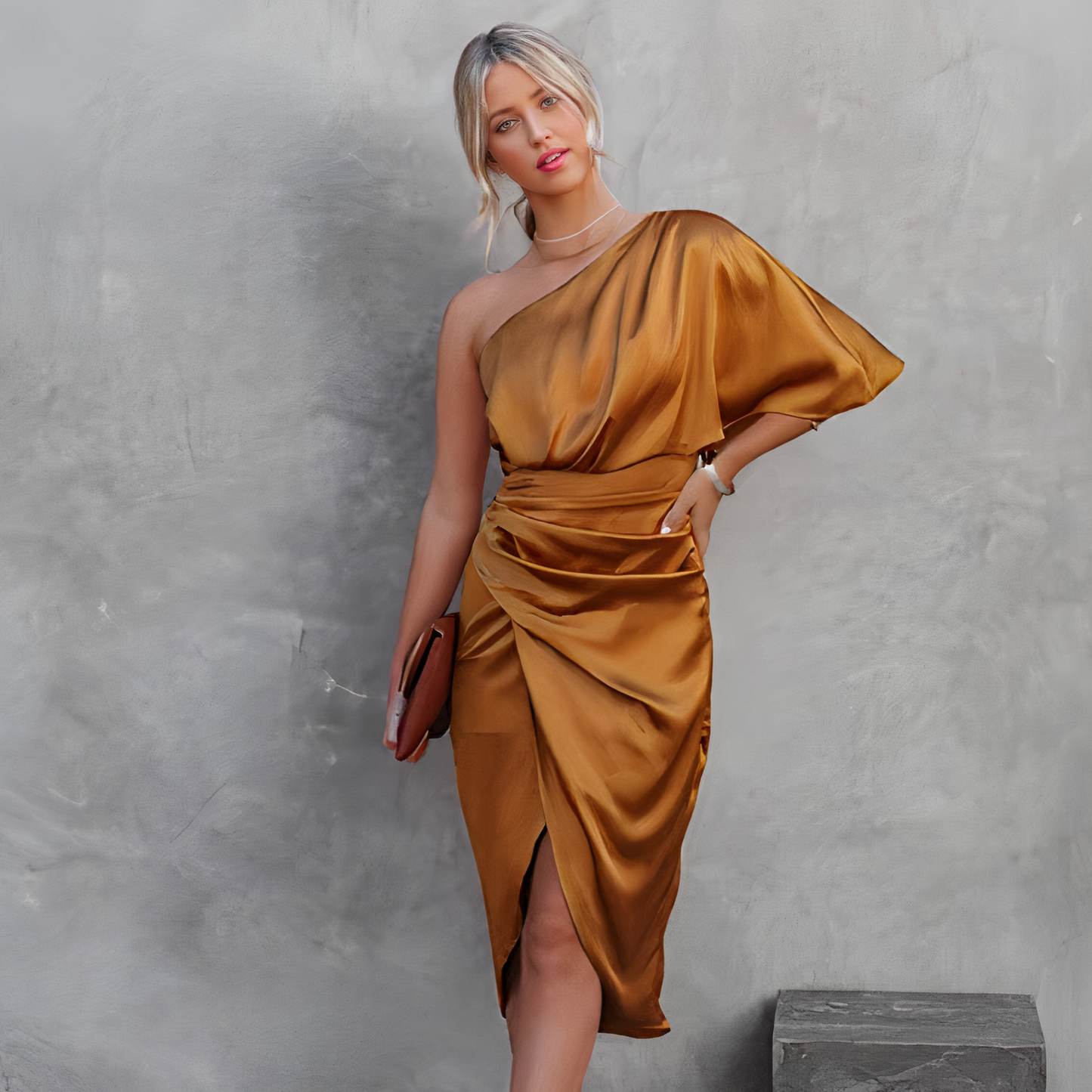 Vestido de Noche Seda Elegante