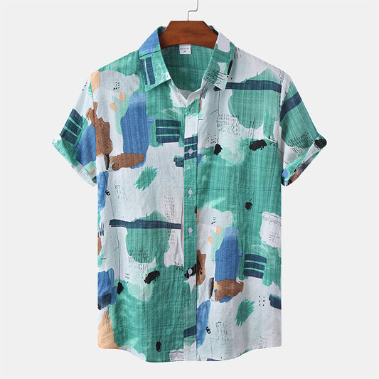 Camiseta Hombre Estilo Vintage Corta - Vestiria
