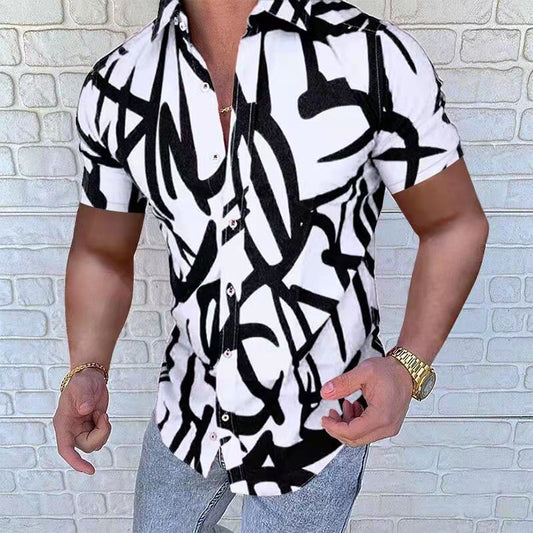 Camiseta Hombre Estampado Verano Fresco - Vestiria