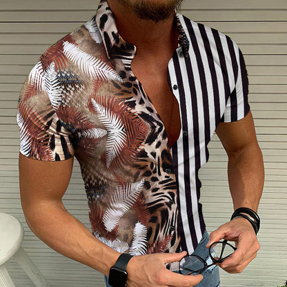 Camisa Playa Estampado Floral Verano