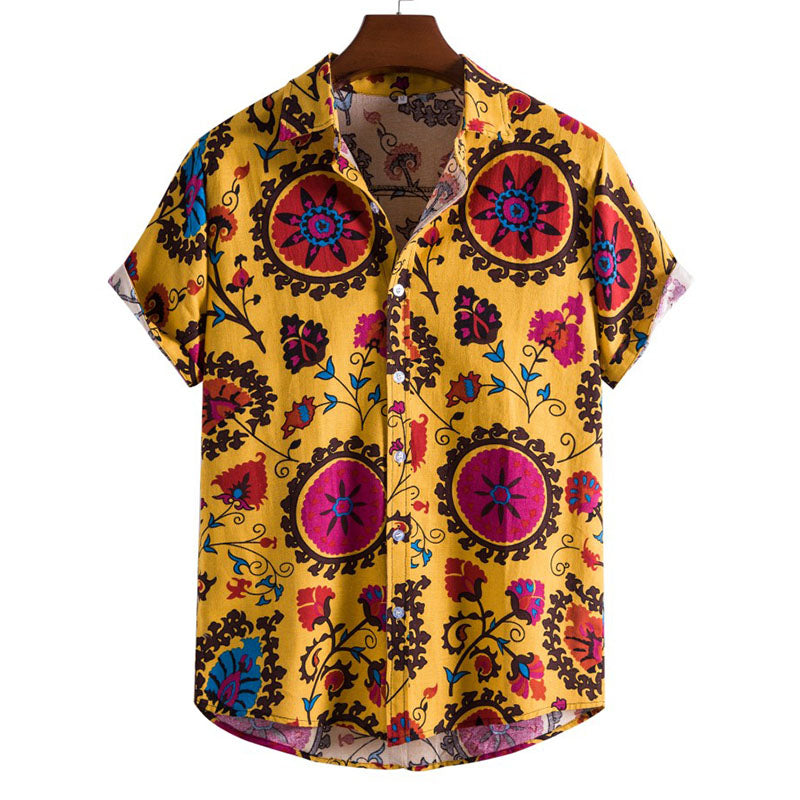 Camisa Hombre Estampado Clásico - Vestiria