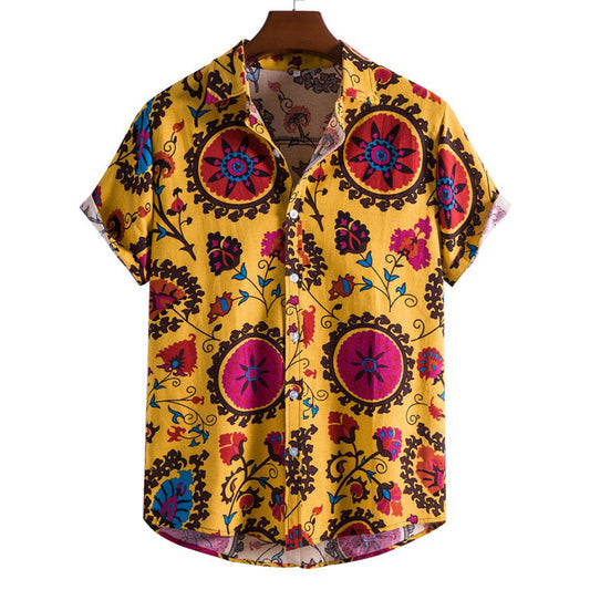 Camisa Hombre Estampado Clásico - Vestiria