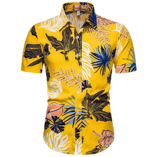 Camisa Verano Hombre Algodón Fresco - Vestiria